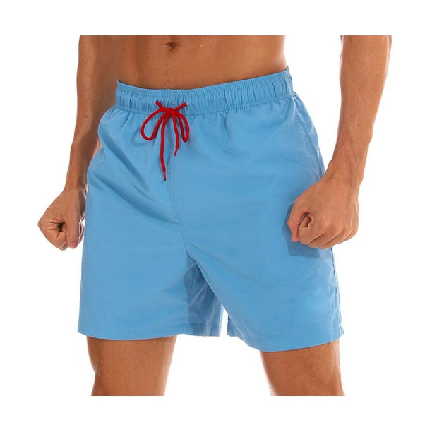 Mens Swim Trunks Rabbit Blue Quick Dry Beach Board Shorts with Mesh Lining Mens Swim Trunks Rabbit Blue Quick Dry Beach Board Shorts with Mesh Lining